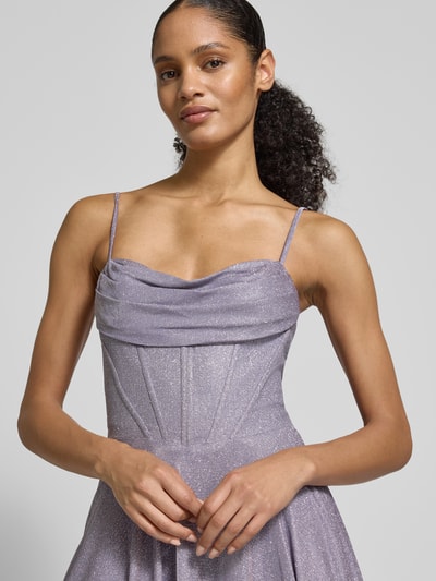 Hey Kyla Abendkleid mit Spaghettiträger Violett 3