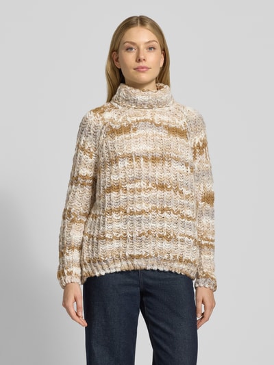 Smith and Soul Rollkragenpullover mit Alpaka-Anteil Beige 4