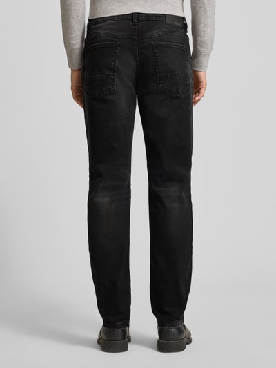MCNEAL Regular fit jeans in used-look Antraciet - 5