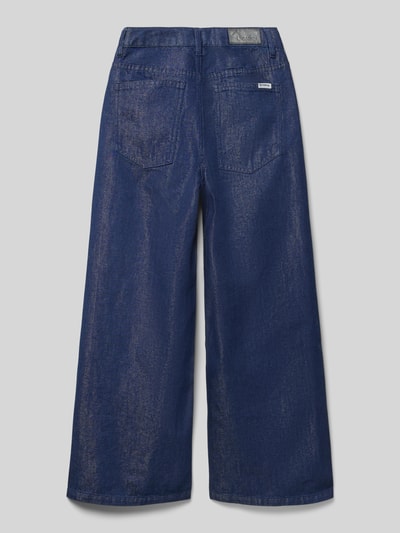 Garcia Wide Fit Jeans mit 5-Pocket-Design Dunkelblau 3