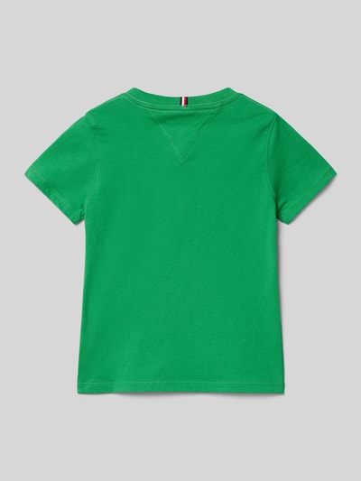 Tommy Hilfiger Teens T-Shirt mit Label-Stitching Modell 'ESSENTIAL' Gruen 3