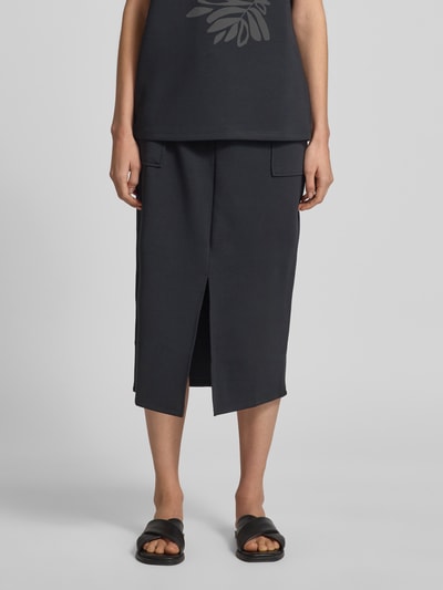 Christian Berg Woman Knielanger Rock mit aufgesetzten Taschen Black 4