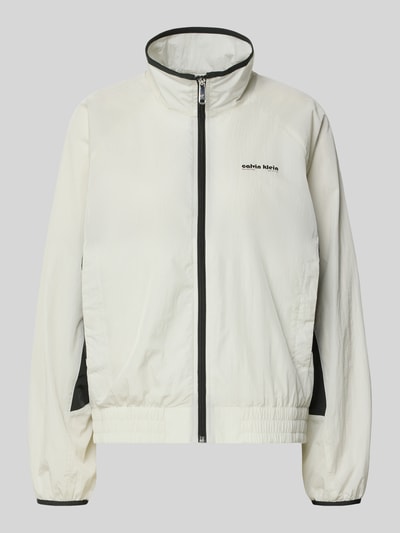 Calvin Klein Jeans Kurtka o kroju regular fit z wyhaftowanym logo model ‘Retro’ Écru 2