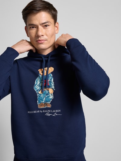 Polo Ralph Lauren Hoodie mit Label-Print Marine 3