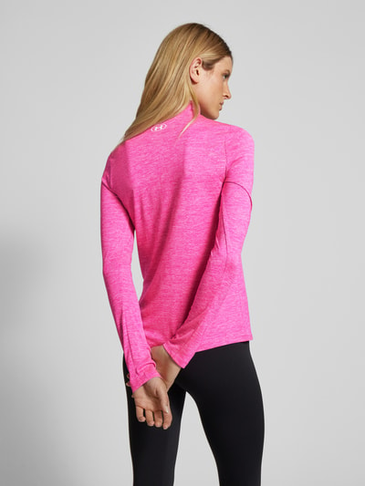 Under Armour Longsleeve mit Troyer-Kragen Modell 'Tech' Pink 5