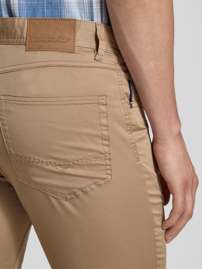 Christian Berg Men Regular Fit Chino im 5-Pocket-Design Camel 3