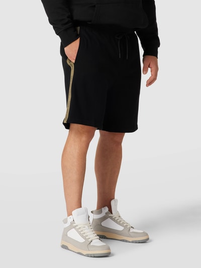 Calvin Klein Jeans Plus PLUS SIZE Sweatshorts mit Galonstreifen Black 4