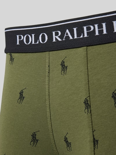 Polo Ralph Lauren Underwear Boxershort met band met label in een set van 3 stuks Olijfgroen - 2