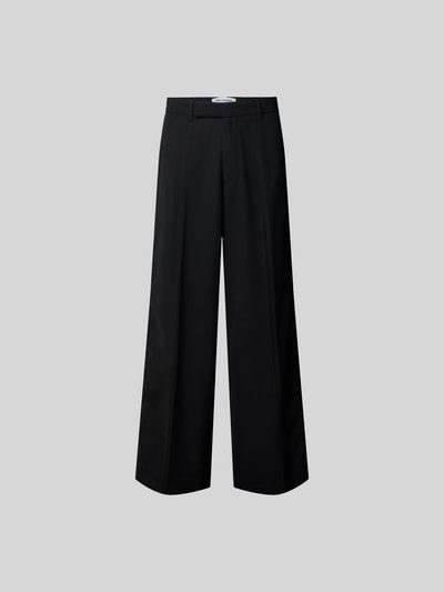 WON HUNDRED Wide Fit Anzughose mit Lanawoll-Anteil Black 2