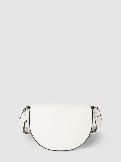 Calvin Klein Jeans Saddle Bag mit Label-Applikation Modell 'MINIMAL MONOGRAM' Weiss 4