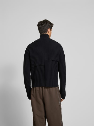 A-COLD-WALL Strickjacke in Ripp-Optik Black 5
