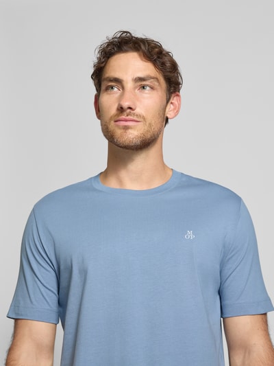 Marc O'Polo Regular Fit T-Shirt aus reiner Baumwolle Sky 3