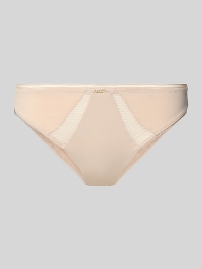 BOSS Panty mit Spitzen-Einsatz Beige 1
