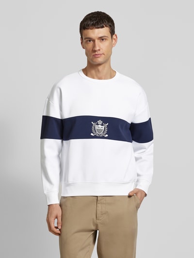 Polo Ralph Lauren Sweatshirt mit Label-Print Weiss 4