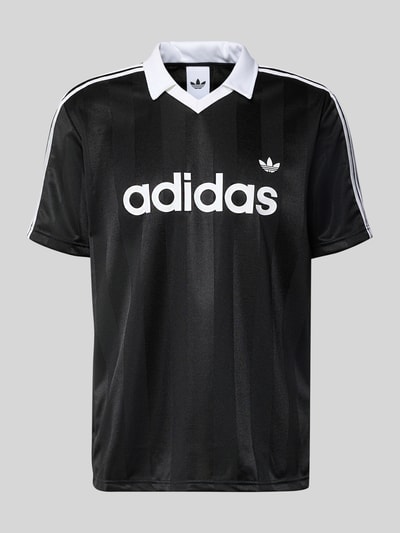adidas Originals Regular Fit Trikot-Shirt mit Polokragen Black 2