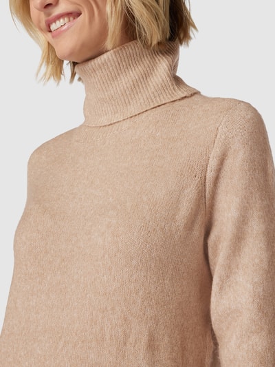 Vero Moda Sweatjurk met col Zand gemêleerd - 3