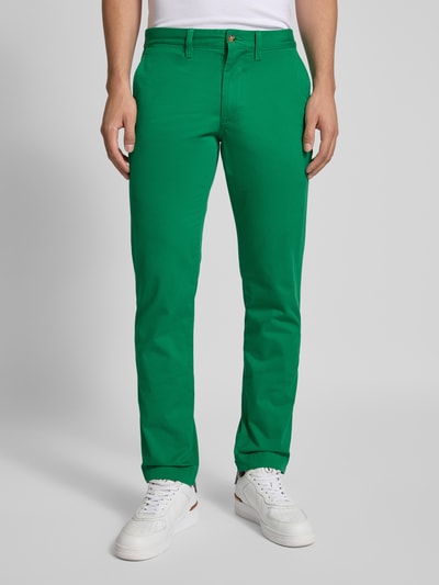 Polo Ralph Lauren Regular fit chino met knoop- en ritssluiting Groen - 4