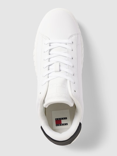 Tommy Jeans Sneaker in unifarbenem Design Weiss 3