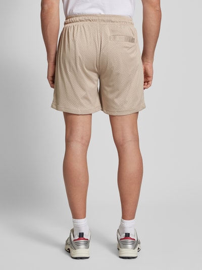 PEGADOR Shorts mit elastischem Bund Taupe 5