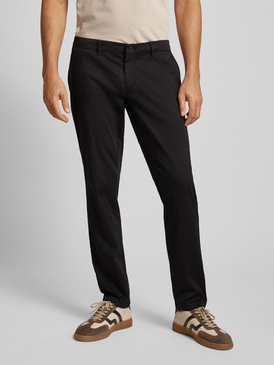 Carl Gross Chino mit Eingrifftaschen Modell 'Tomme' Black 4