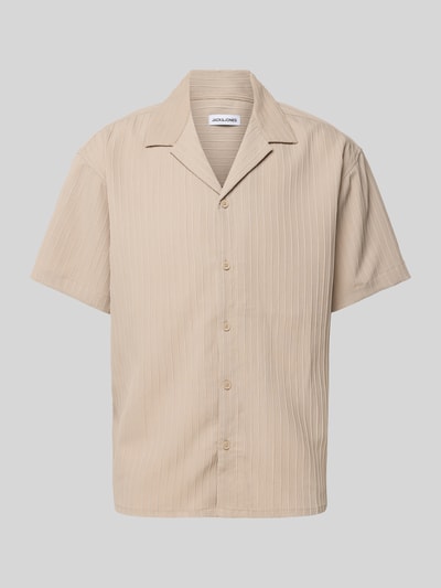 Jack & Jones Freizeithemd mit Knopfleiste Modell 'MASSIMO' Beige 2