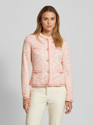 WHITE LABEL Blazer in Bouclé-Optik Pink 4