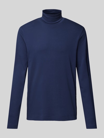 Christian Berg Men Longsleeve mit Rollkragen Dunkelblau 1