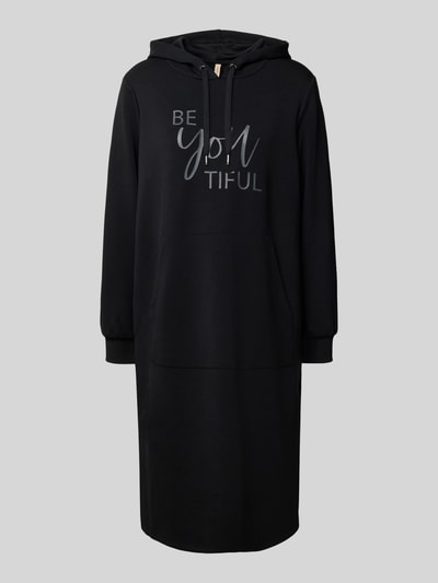 Soyaconcept Sweatkleid mit Känguru-Tasche Modell 'BANU' Black 2