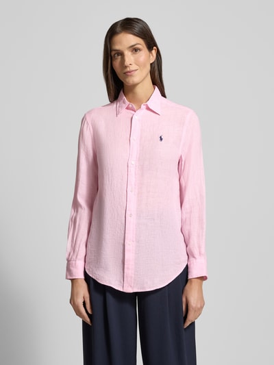 Polo Ralph Lauren Overhemdblouse met knoopsluiting Camel - 4