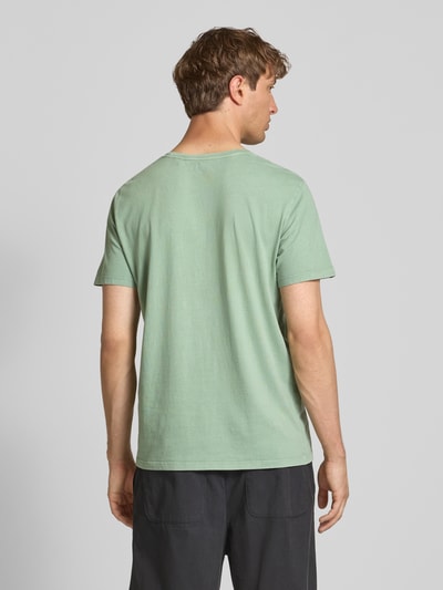 Superdry T-shirt z detalem z logo Miętowy 5