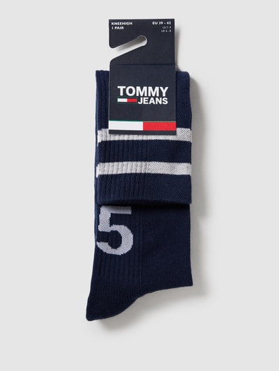 Tommy Jeans Sokken met contraststrepen, model 'KNEEHIGH' Donkerblauw - 3