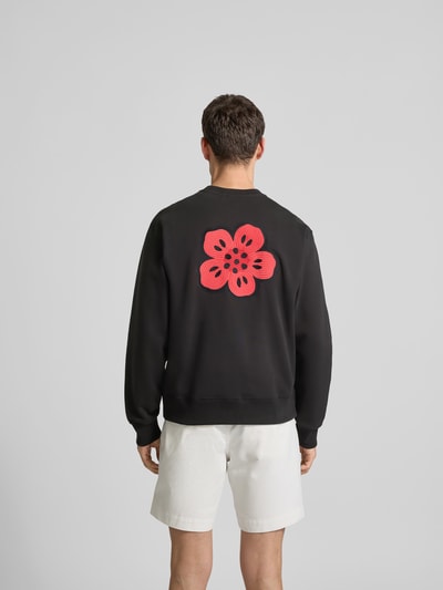 Kenzo Sweatshirt mit Logo-Stitching Black 5