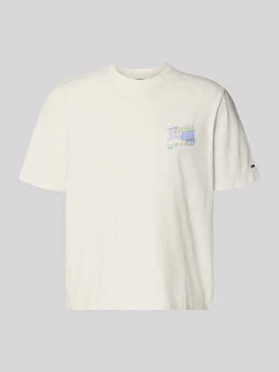 Productfoto, Regular Fit T-shirt uit puur katoen model '90s' van Tommy Jeans, look: effen, korte mouw, labelprint, ronde hals, jersey.