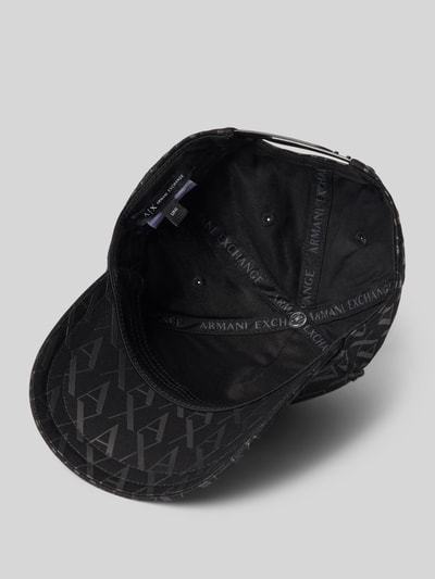 ARMANI EXCHANGE Basecap mit Logo-Muster Dunkelgrau 2