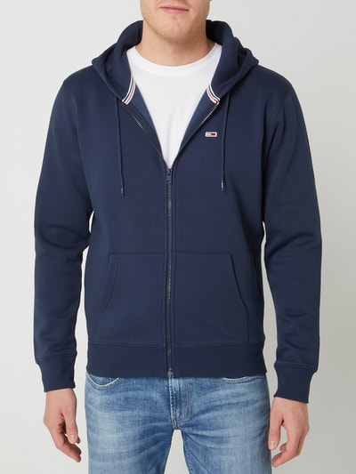 Tommy Jeans Regular fit sweatjack met capuchon  Marineblauw gemêleerd - 4