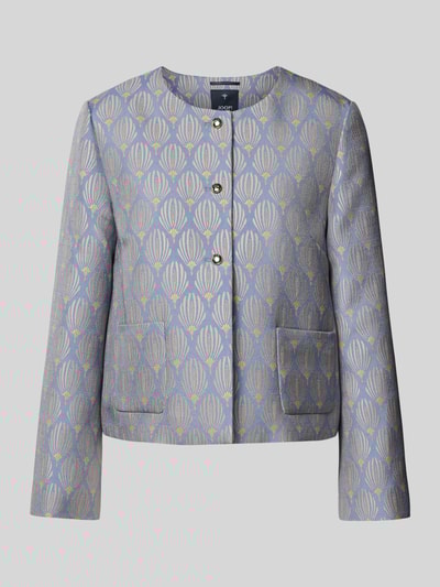 JOOP! Regular Fit Blazer mit Rundhalsausschnitt Modell 'JOLLY' Blau 2