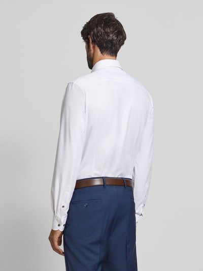 OLYMP Level Five Koszula biznesowa o kroju slim fit z kołnierzykiem typu kent Biały 5