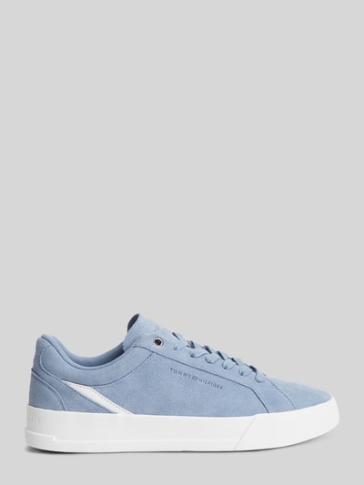 Tommy Hilfiger Sneaker aus echtem Veloursleder Hellblau 2