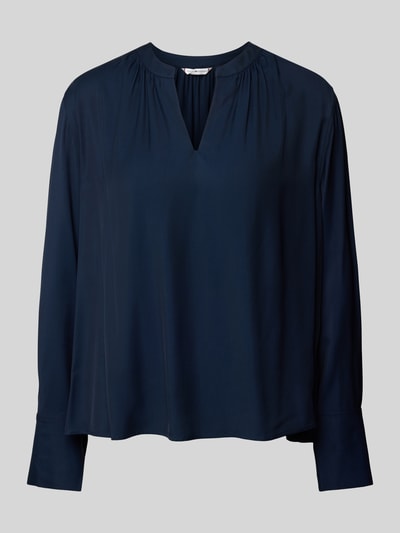 Tommy Hilfiger Regular fit blouse met V-hals Marineblauw - 2