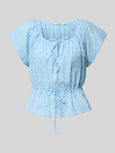 Scotch & Soda Regular Fit Bluse mit Strukturmuster Hellblau 2