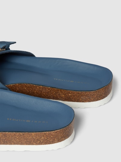 Tommy Hilfiger Slides mit Label-Applikation Modell 'MULE' Hellblau 2