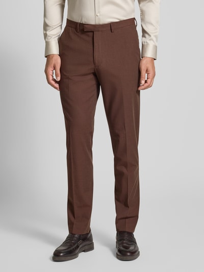 MCNEAL Anzughose mit französischen Eingrifftaschen Dunkelrot 4