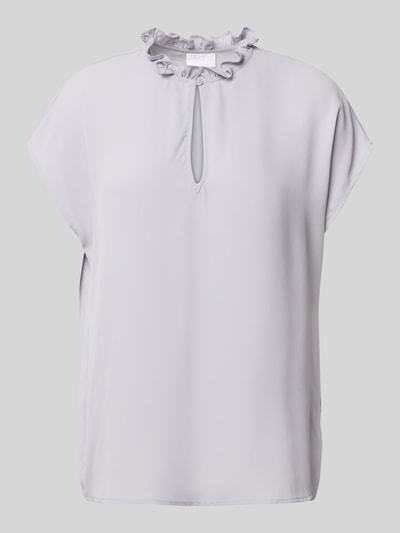 Jake*s Collection Regular Fit Blusenshirt mit Schlüsselloch-Ausschnitt Lavender 2