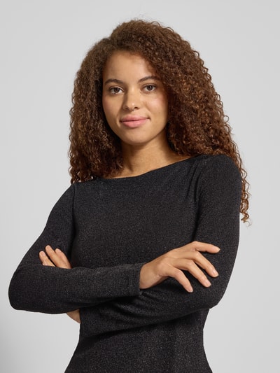 Pieces Regular fit shirt met lange mouwen en structuurmotief, model 'JINA'  - 3