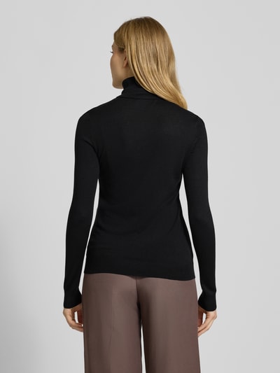 Lauren Ralph Lauren Gebreide pullover met zijde, model 'ZOE' Zwart - 5