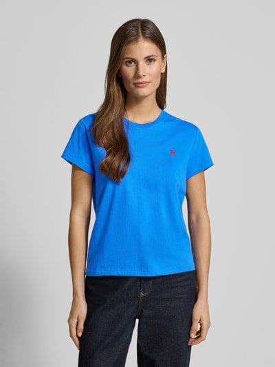 Polo Ralph Lauren T-shirt met labelstitching Bleu - 4