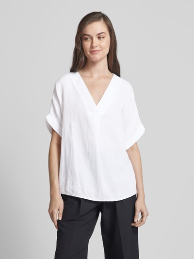 Apricot Blouse met structuurmotief Offwhite - 4