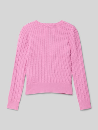 Polo Ralph Lauren Teens Cardigan mit Logo-Stitching Pink 3