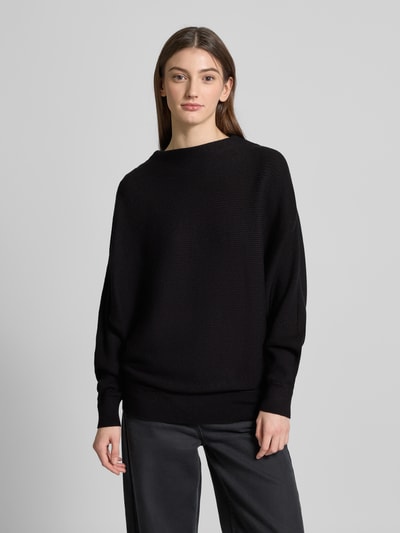 Zero Strickpullover mit Turtleneck Black 4