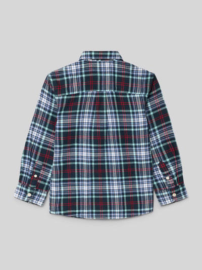 Tommy Hilfiger Teens Koszula casualowa z czystej bawełny o kroju regular fit Ciemnoniebieski 3